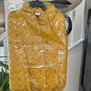 Chic Mustard Yellow Quilted Jacket Cabi brand new